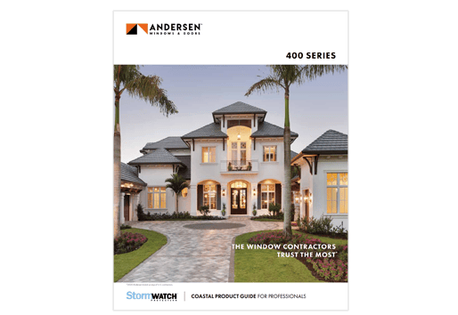 screenshot of andersen 400 series coastal product guide cover 